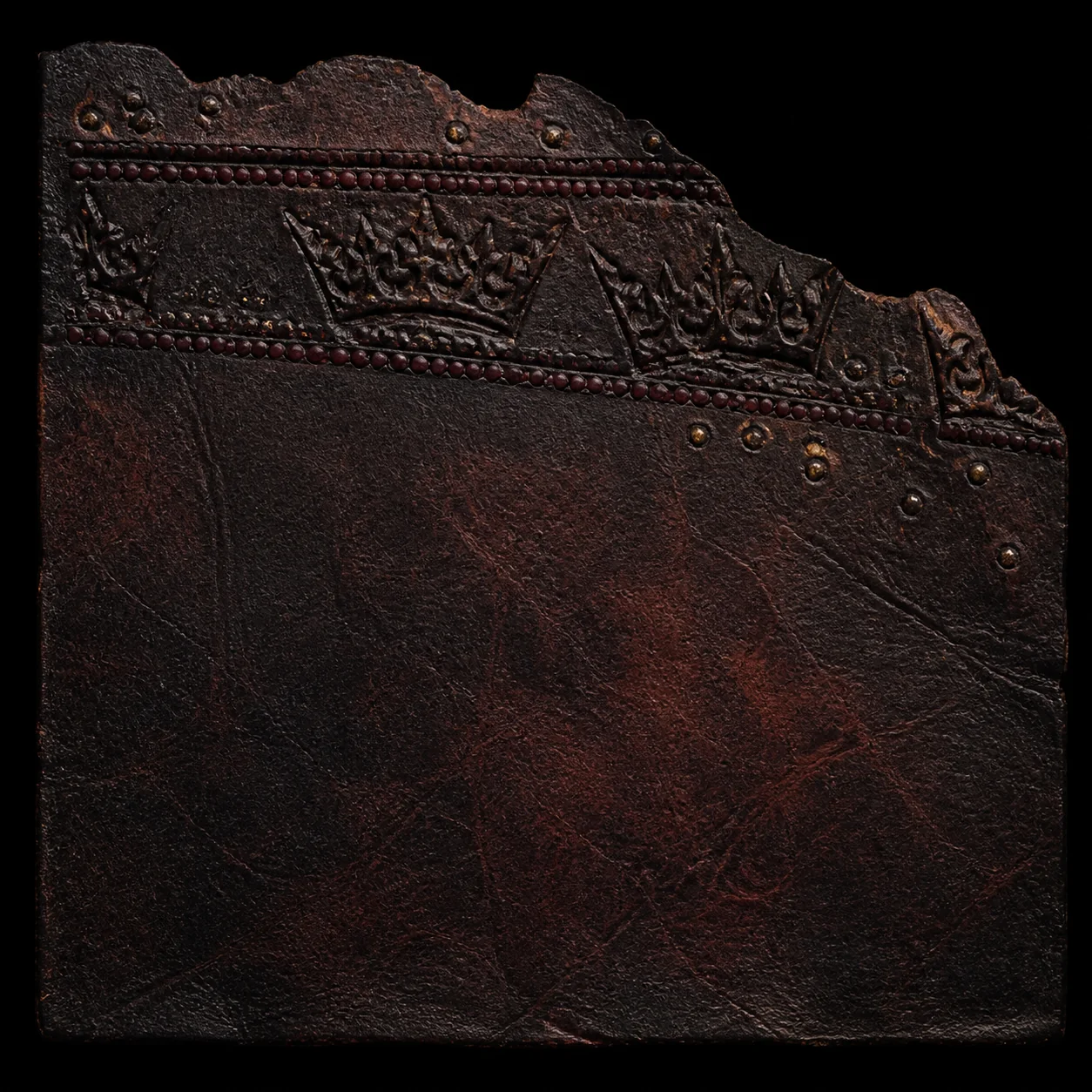 Wine leather embossing