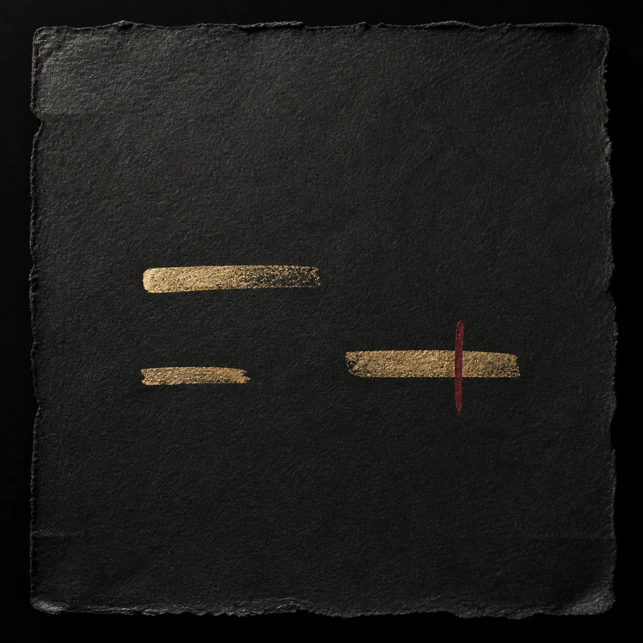Black-paper print
