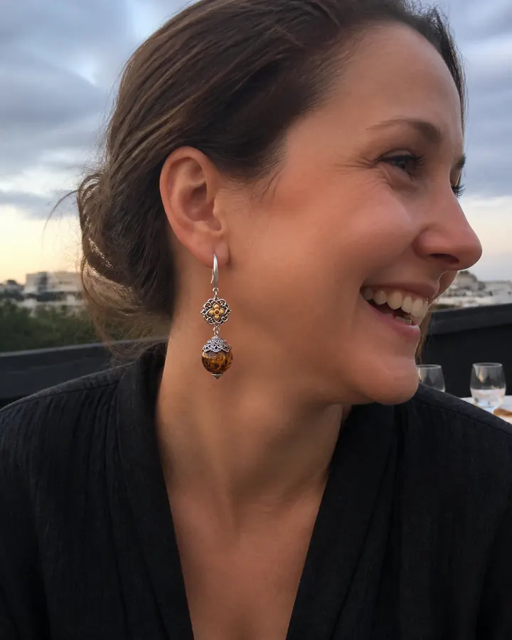 SEVAIN community wearing Bloom Earrings