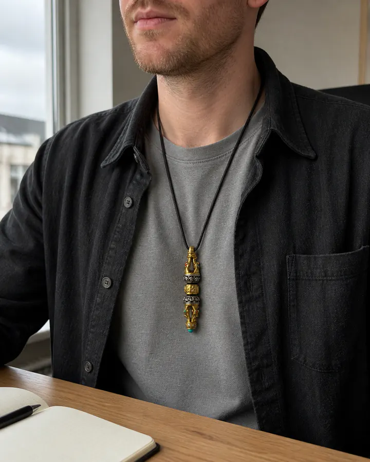 SEVAIN community wearing Vajra Pendant