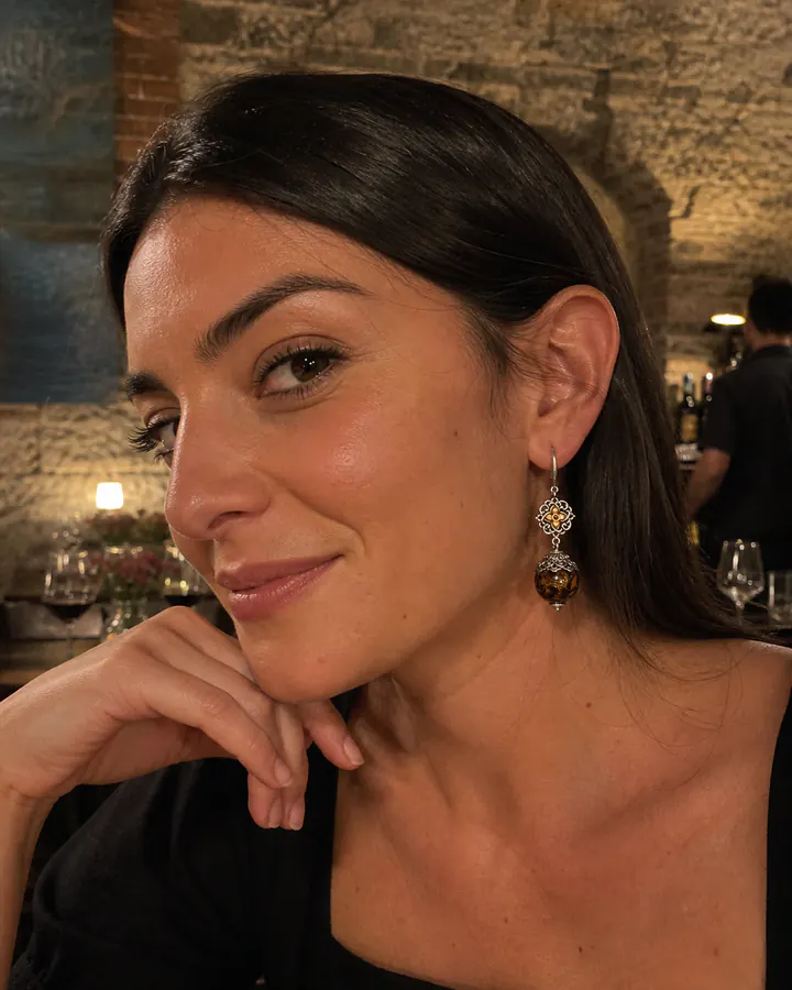 SEVAIN community wearing Bloom Earrings