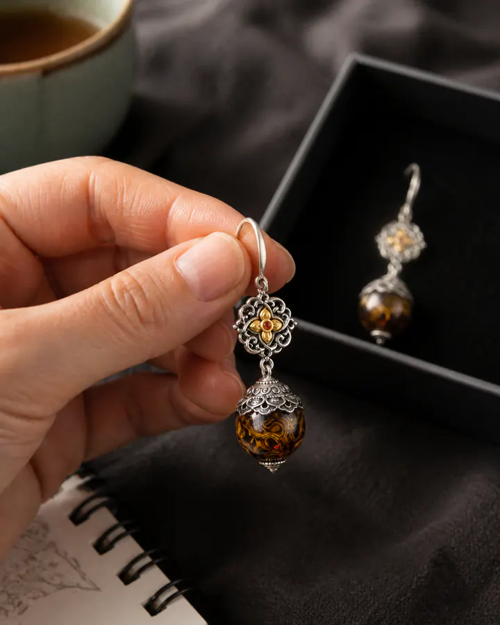 SEVAIN community wearing Bloom Earrings